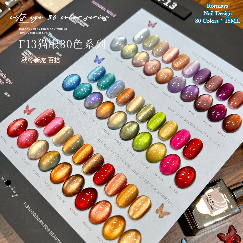 Resin Glitter Pack - Shiny Glitter Cat Eye Gel Nail