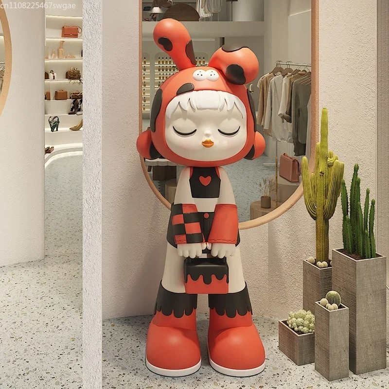Art Cartoon Girl Statue Indoor - Resin Crafts review and price