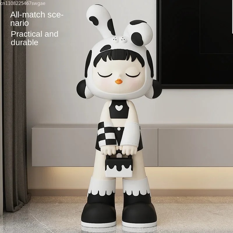 Art Cartoon Girl Statue Indoor - Resin Crafts review and price