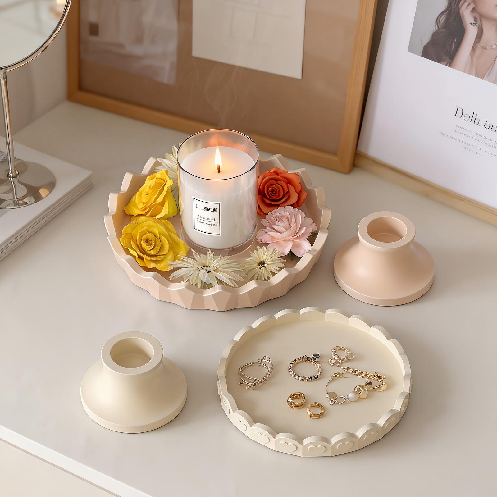 2pcs Silicone Tray Mold Set, R - Resin Craft Ideas review and price