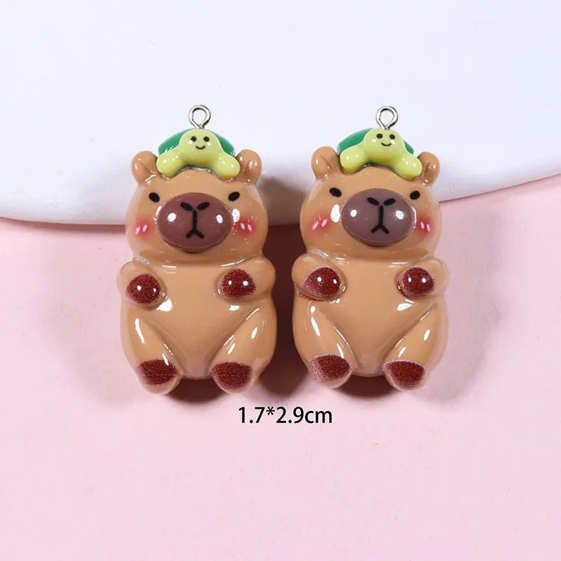 10Pcs Glossy Flatback Capybara - Resin Craft Supplies review and price