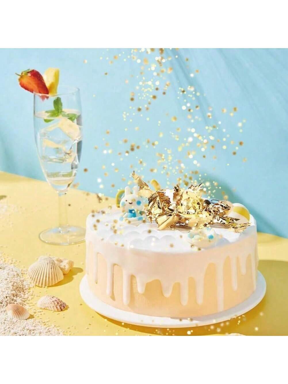 Gold Flakes, Gold Leaf Cake De - Gold Foil Flakes review and price