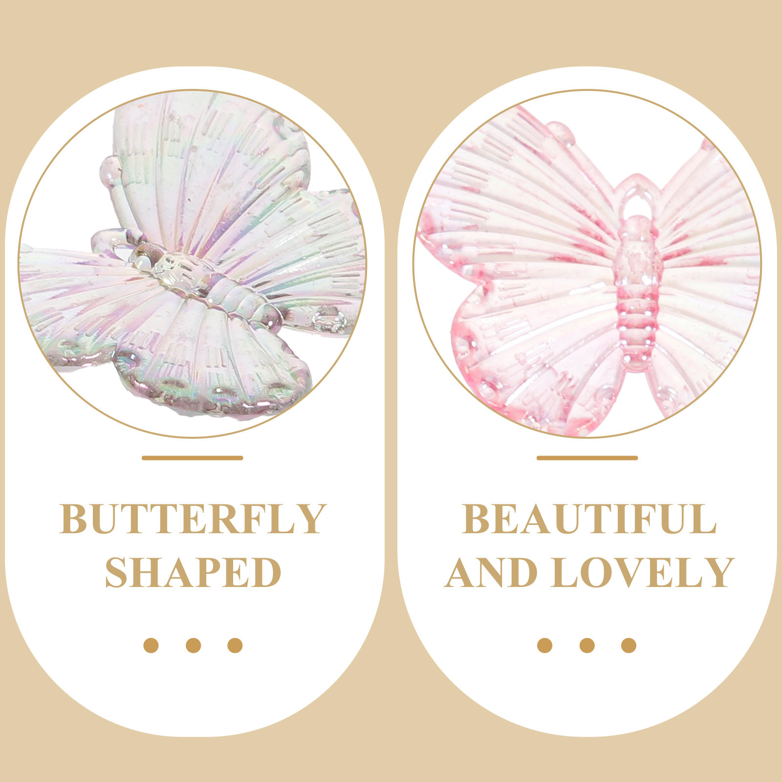 40Pcs Electroplated Butterfly  - Resin Craft Supplies review and price