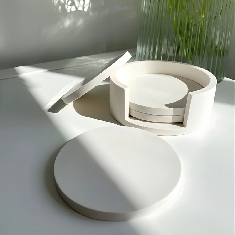 5pcs Round Coaster Silicone Mo - Coaster Mold Round review and price