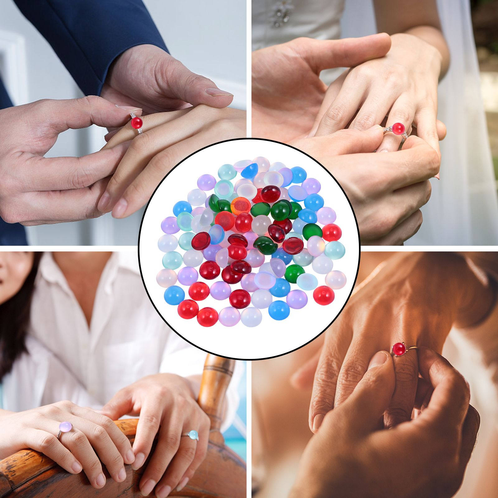 100Pcs Excellent Imitation Opa - Resin Crafts Diy review and price
