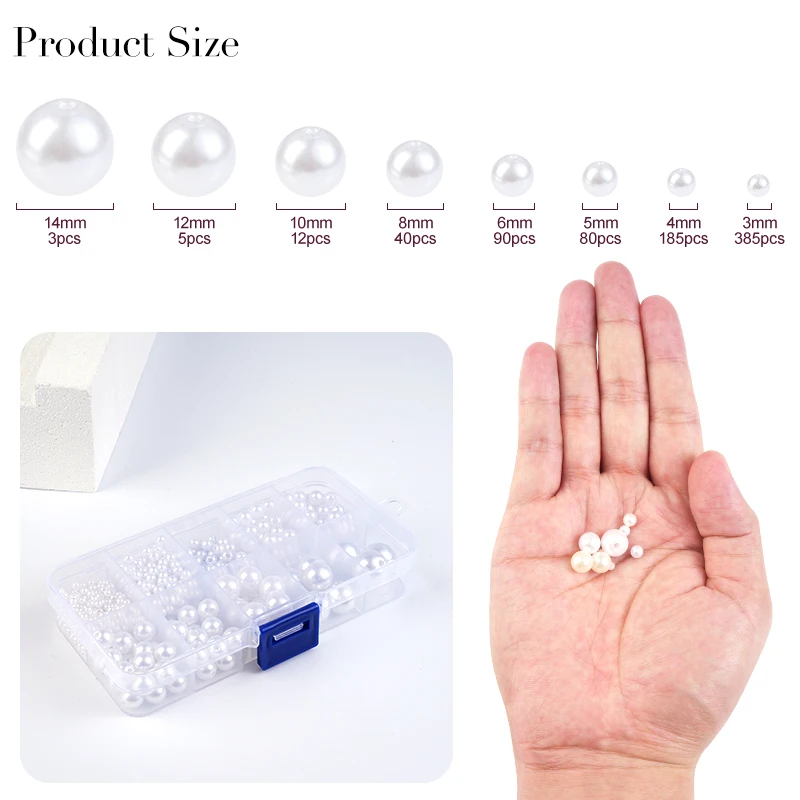 800pcs Artificial Faux Pearl R - Resin Crafts Diy review and price