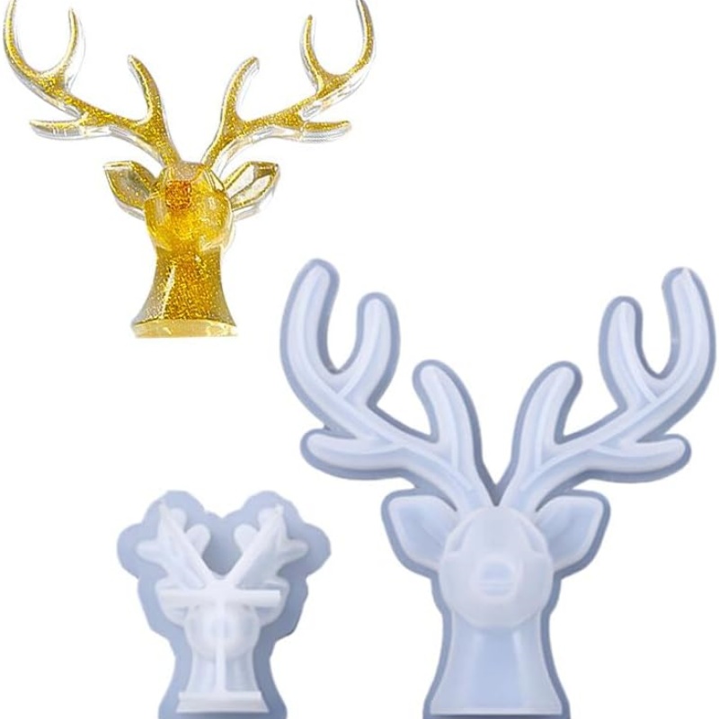 2 Pieces of Deer Antlers Ornam - Resin Craft Ideas review and price
