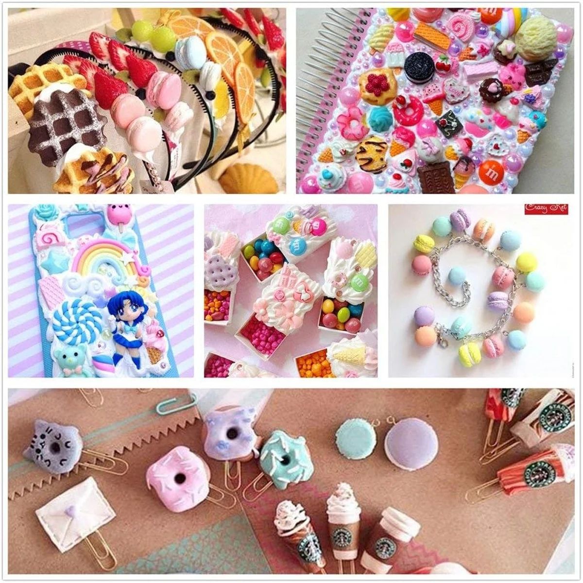 30pcs Random Candy Slime Charm - Resin Craft Supplies review and price