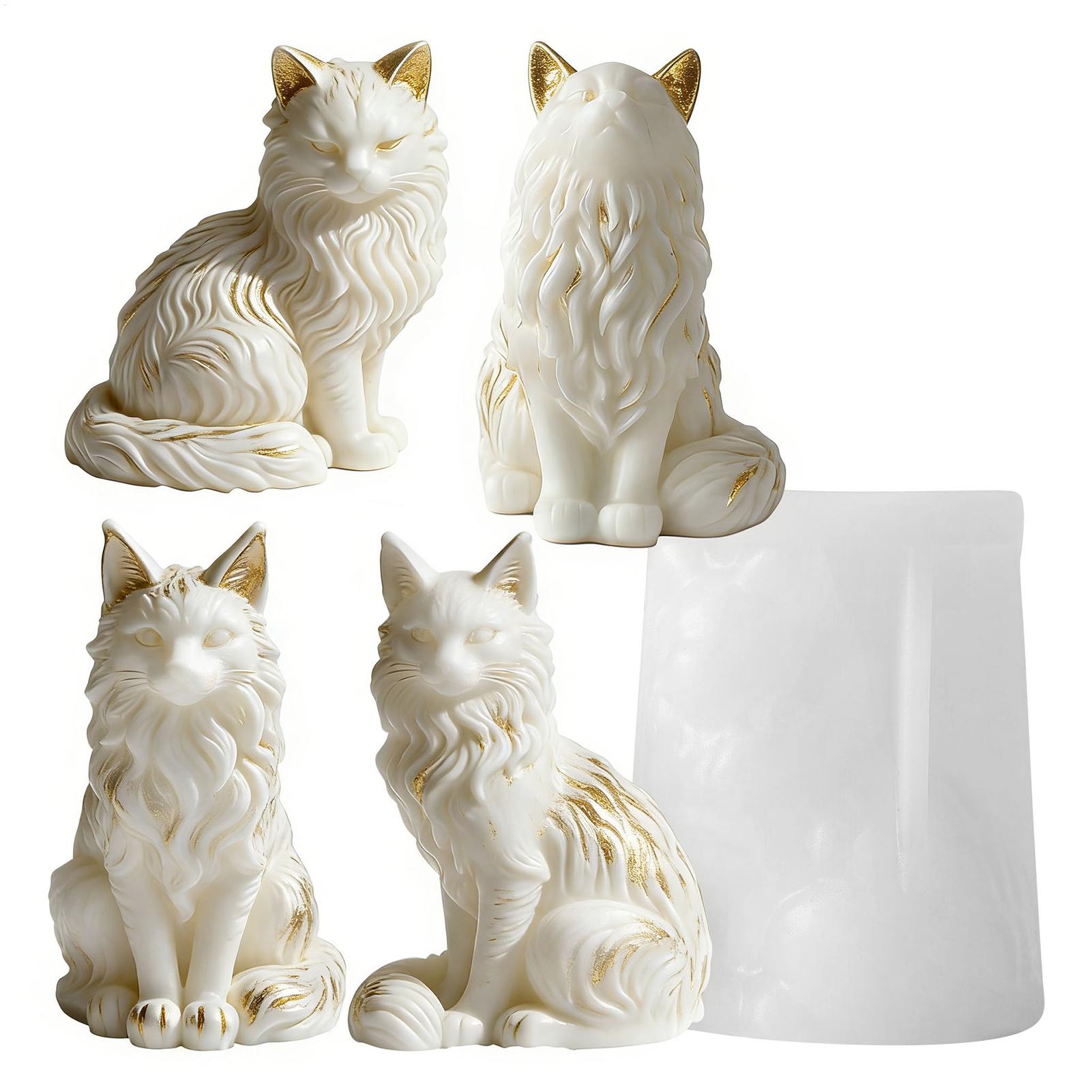 Cat Resin Mold | Sitting Cat S - Resin Craft Workshop review and price