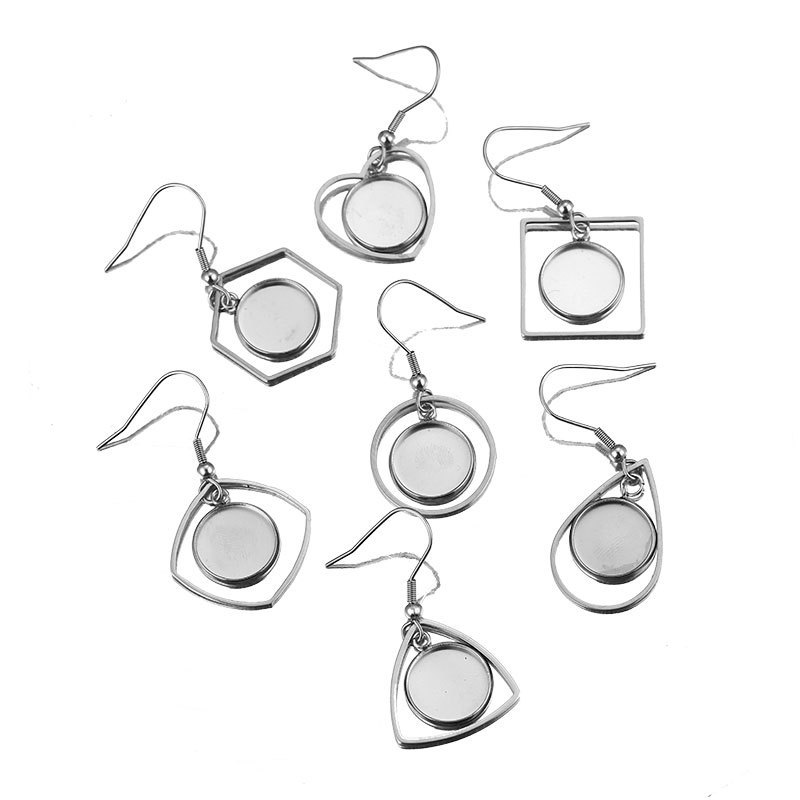 10pc Stainless Steel Tray Beze - Bezels Set Pendant review and price