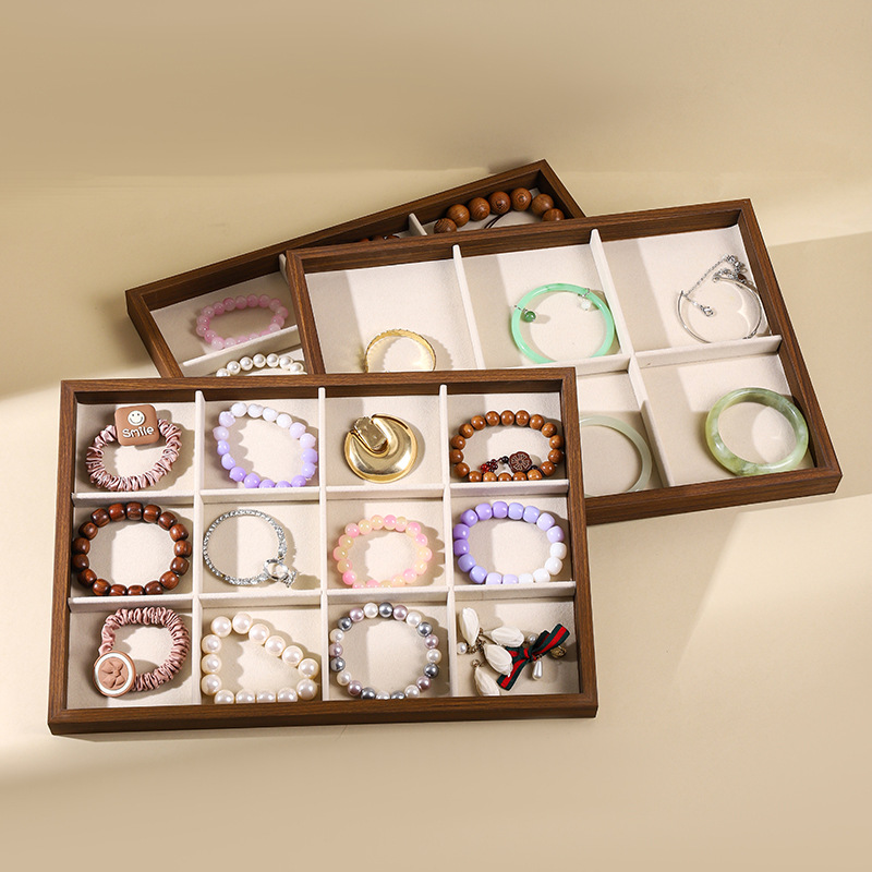 Walnut Wood Jewelry Display Tr - Wood Ring Blank review and price