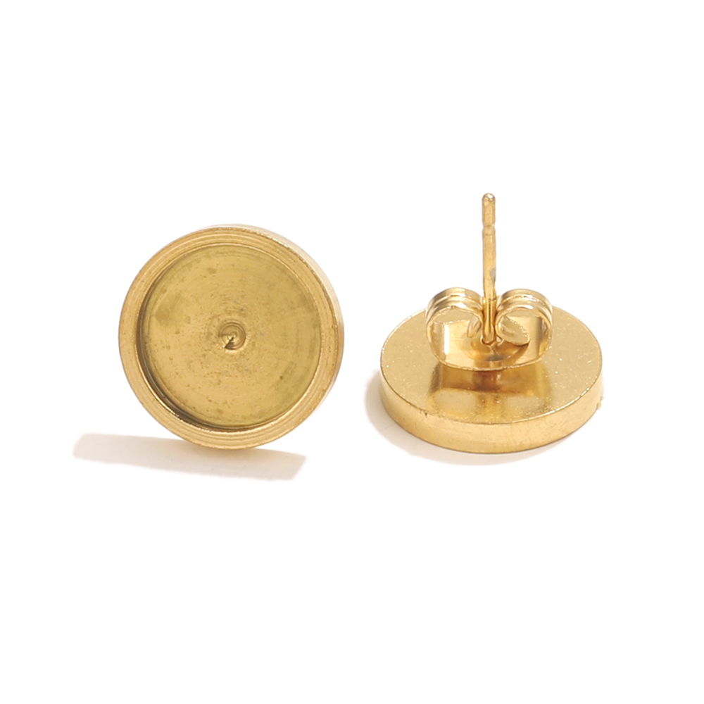 10pcs Stainless Steel Gold Ear - Resin Craft Kit review and price